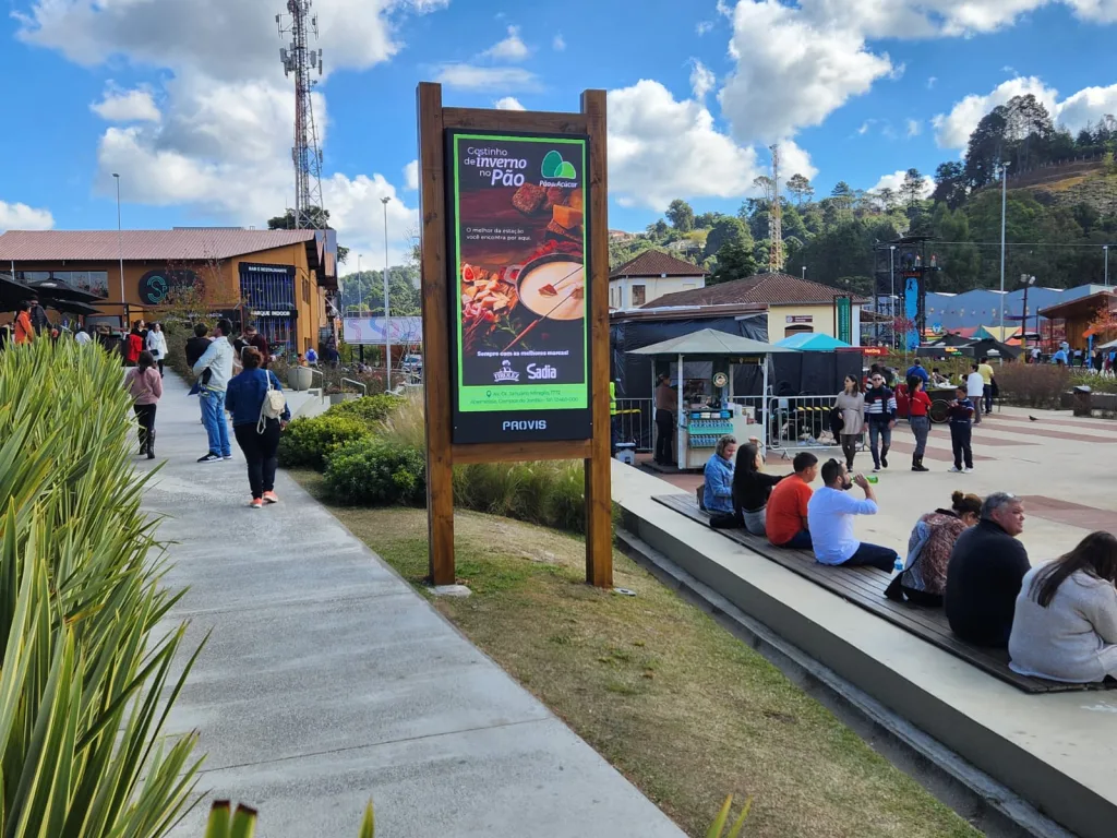 Aluguel de painel de LED para ambientes externos