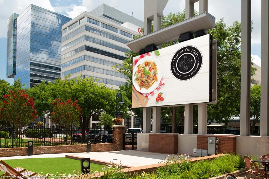 Aluguel de painel de LED para ambientes externos